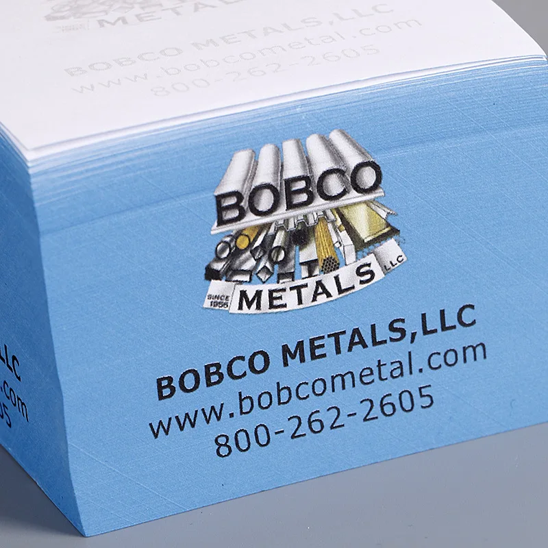 Advertising Sticky Note Cube Memo Block Printed On 4 Sides for Promotional Giveaways