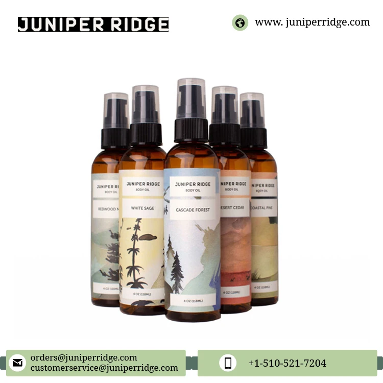 Factory Wholesale Price 100% Plant Based Pure and Natural 118ml Best Skin Care Preservative Free White Sage Body Oil