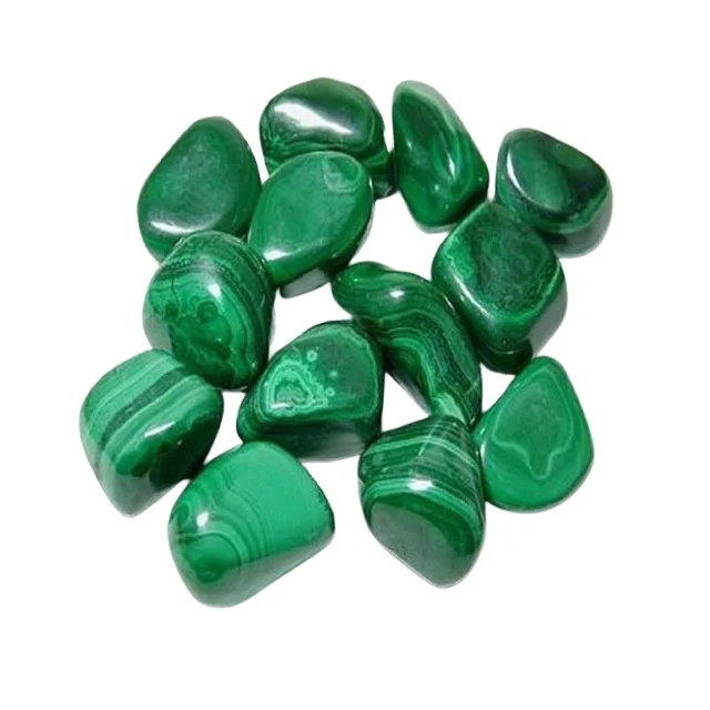 Buy Mew Malachite Tumble Stone with Natural Polished Green Malachite Tumble Stone For Multi Purpose Uses Stone
