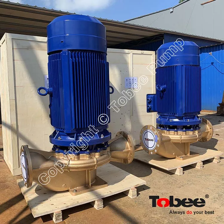 Marine Vertical Inline Pump with Bronze Impeller for Seawater Desalination and Salt water treatment plants