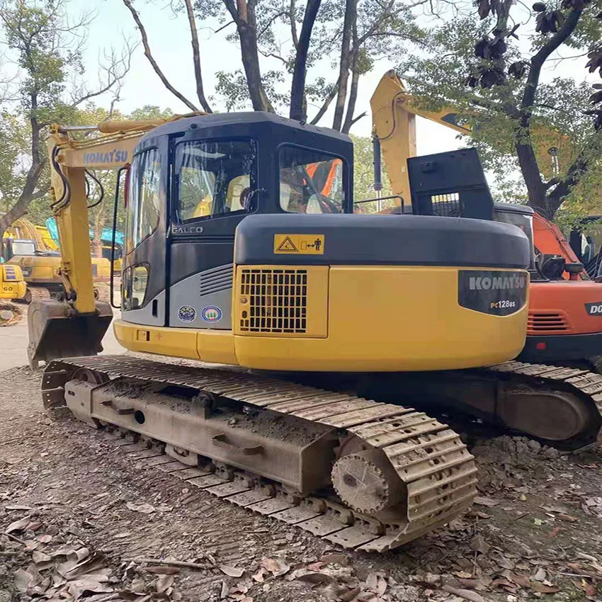 Popular Model Komatsu Heavy Equipment 12 Ton Hydraulic Machinery Pc128 Second Hand Used Backhoe Excavator Digger