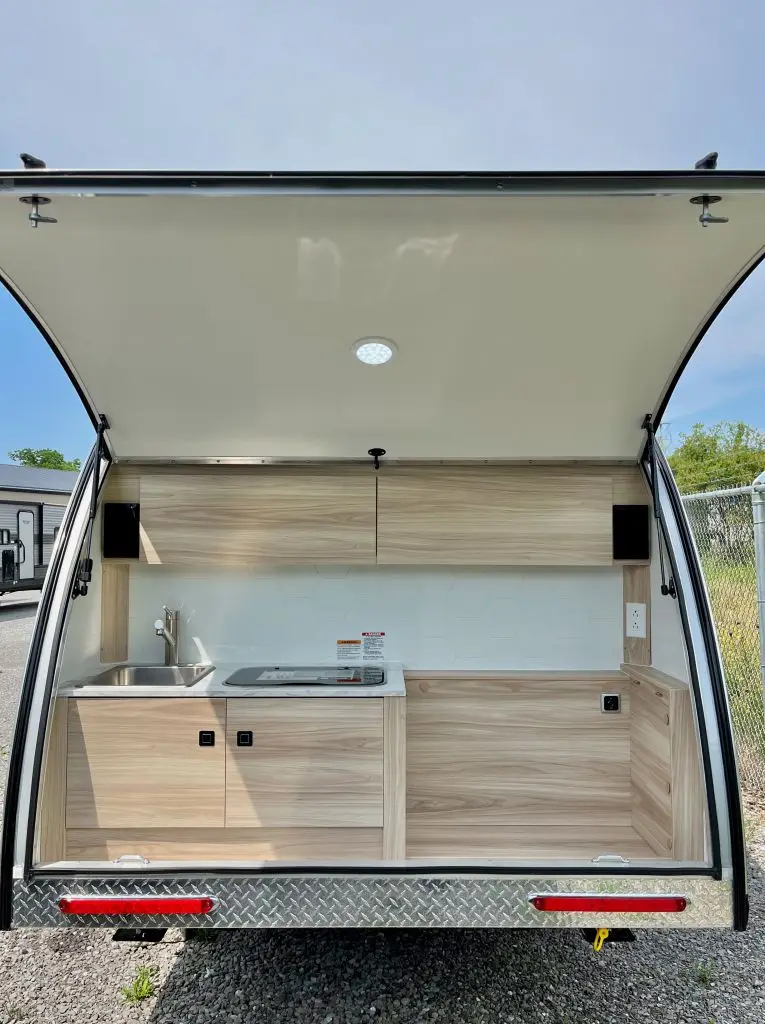 Original Sealed SALE BUY 3 Take 1 Free 2024 NU CAMP BAREFOOT Teardrop Trailers Mini Camper Carava Mobile Travel Home For Sale