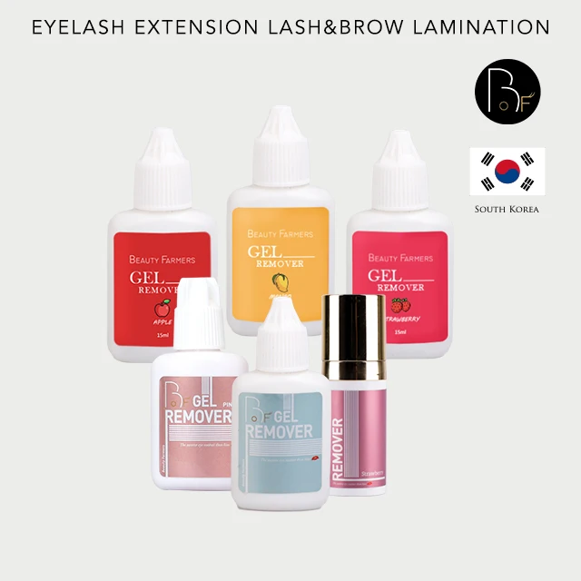 Korea manufacture Eyelash extension gel remover cream remover liquid remover in Private label/OEM from Korea is available