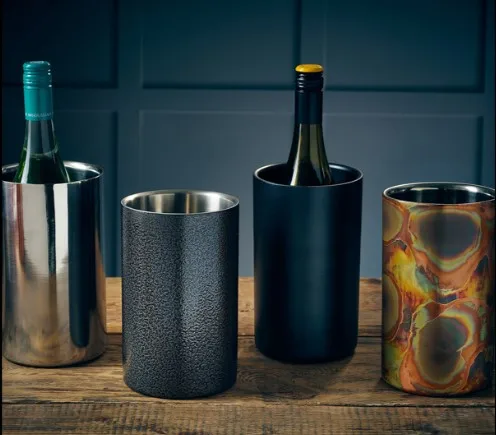 Классический охладитель вина/охладитель с двойными стенками из нержавеющей стали KGN BWWC 259 многоцветный матовый дизайн оборудование для барной посуды аксессуары продавец