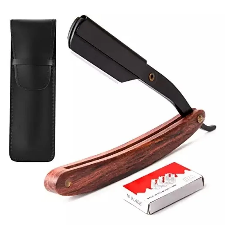 Best Straight Razor Shave Ready for Men Straight Razor Perfect Shave Wood Handle Classical Razors