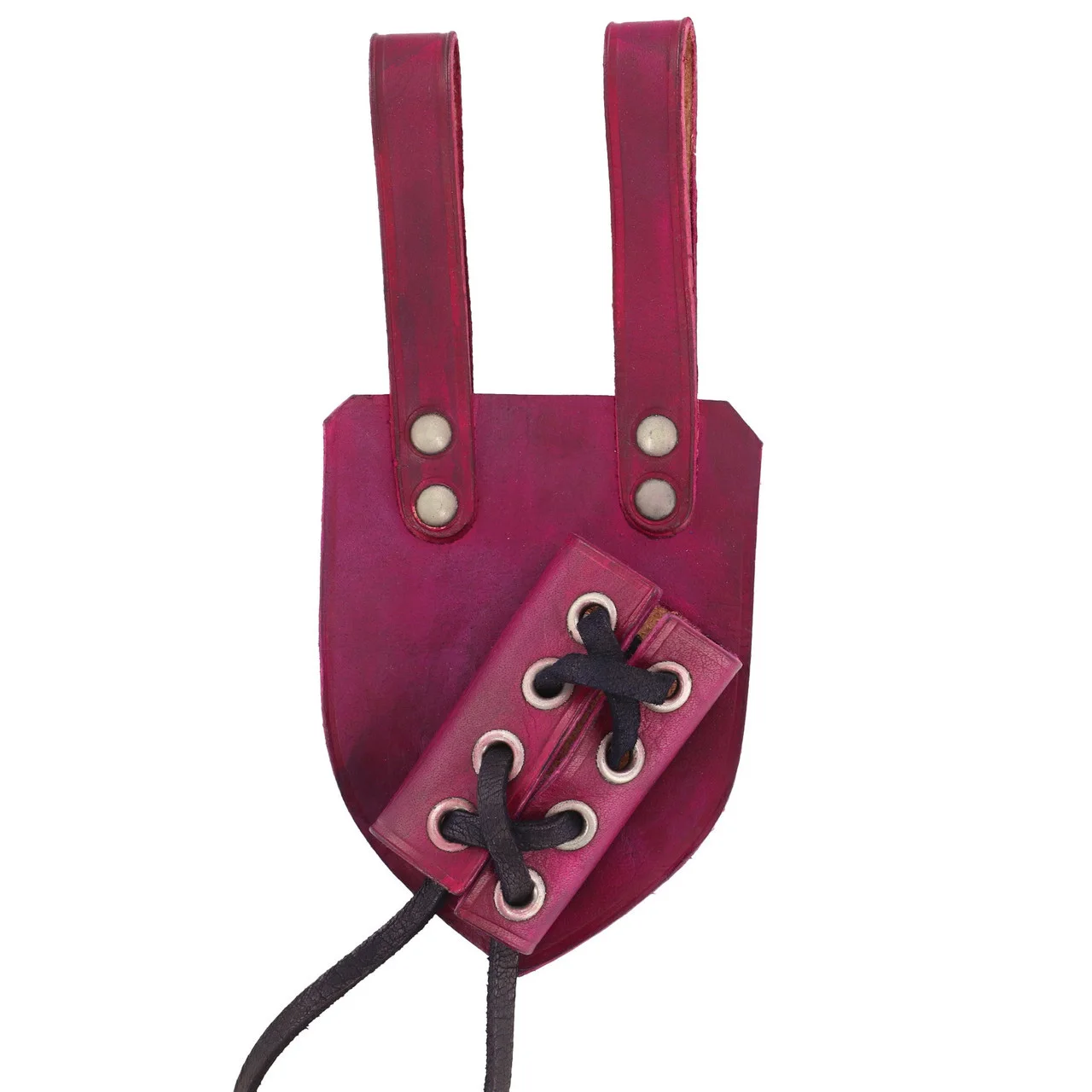 Customized Medieval Leather Short Sword Frog Holder | Left Handed Adjustable Genuine Vegetable Tanned Cowhide Sword Holder