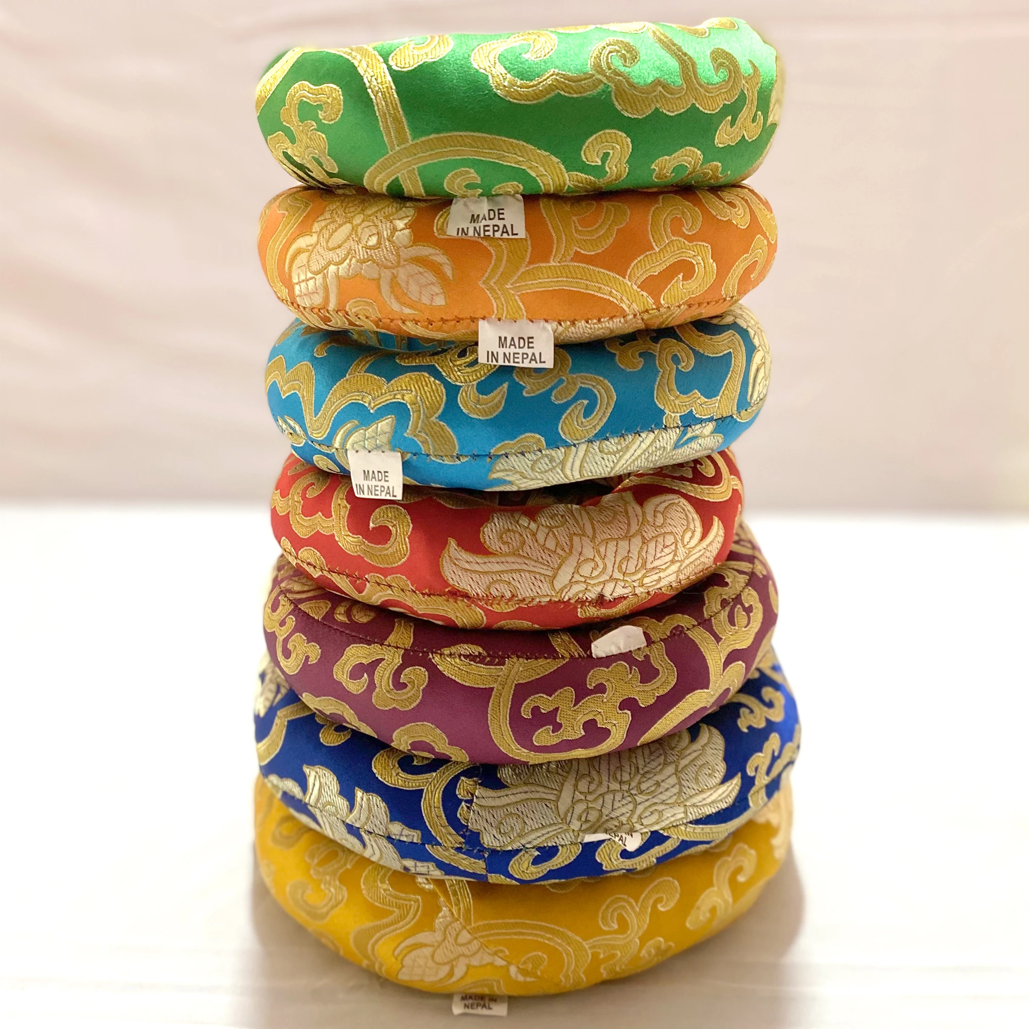 Handmade Tibetan Singing Bowl Crown Chakra Note B | Tibetan Singing Bowl from Nepal | Seven Metals Singing Bowls Crown Chakra A