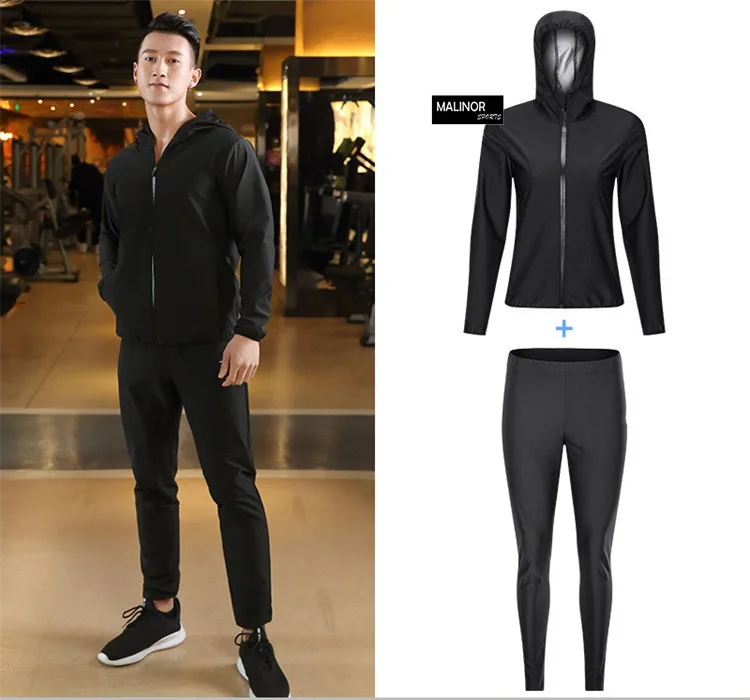 Wholesale Custom Made Cheap Price Body Building Sauna Suit Sports Fitness Set Sauna Suits