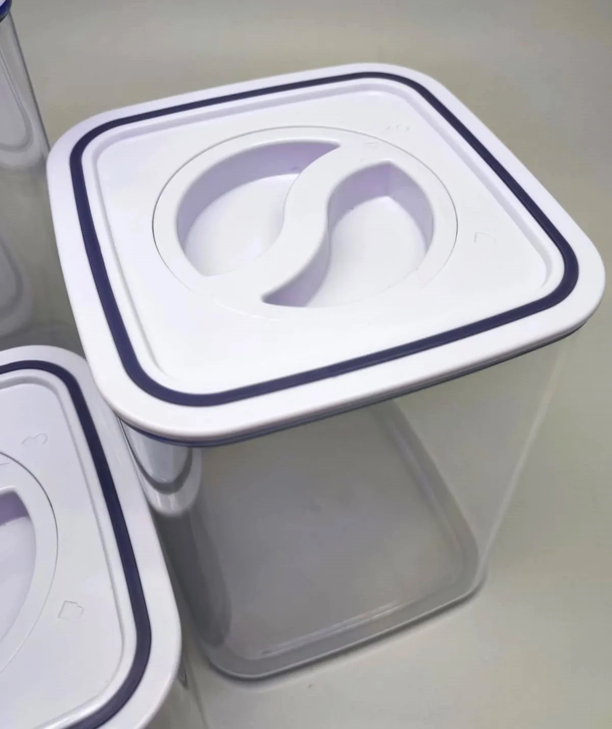 BPA Free Plastic PET Airtight Food Canisters for Kitchen Pantry Organization and Storage Factory direct Manufacturing price