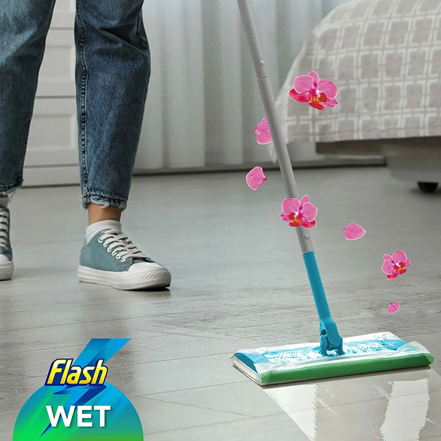 Home Cleaning Speed Mop Absorbing Pad Hygiene Mop Refill Cloths Pad Remove Dirt and Dust on Hard Surface