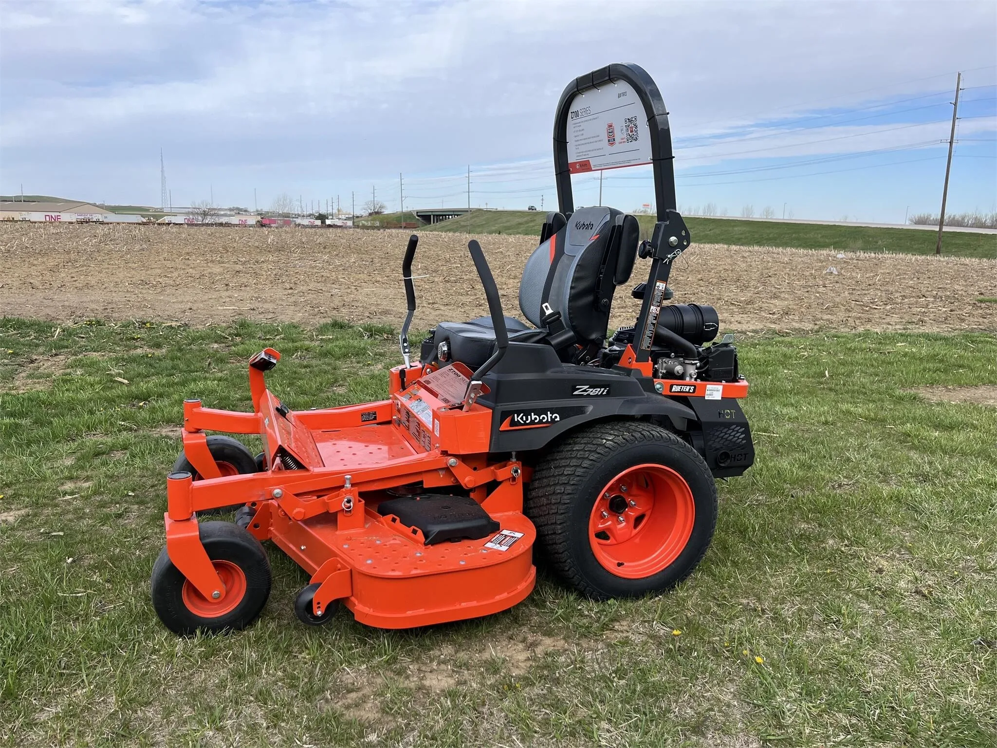 2024 газонокосилка Kubota Z781i