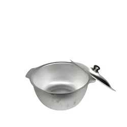 Aluminum Heavy Duty Traditional Soup Pot Uzbek Pilaf Pot Dutch Oven Cooking Fondue - Kazan Cookware Outdoor Frying Pan with Lid
