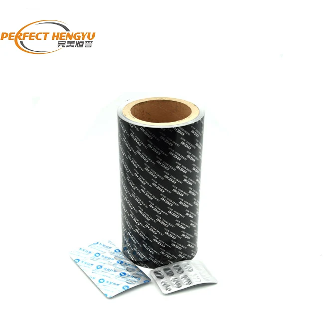 Machine printing cold forming aluminum foil packing bottle heated with PTP aluminum foil