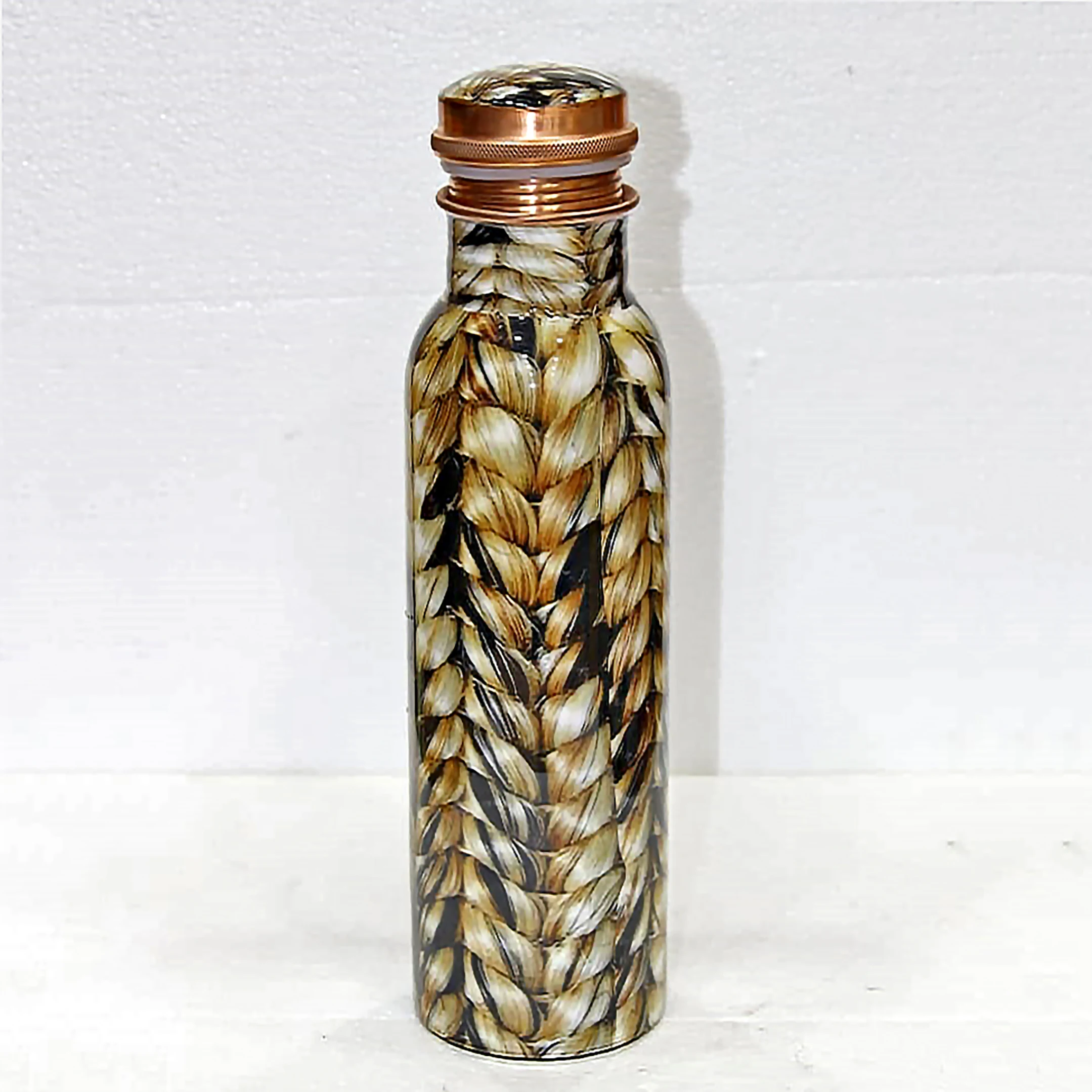 Durable Quality Pure Copper Water Bottle Hammered Design Manufacturer And Supplier From India Contact For Bulk Order Thermos