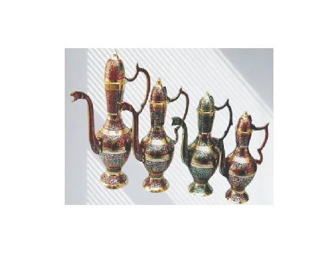 BRASS ARABIC DALLAH Aftaba set of 4 Piece Stainless Steel for home decoration Wedding & office dinning table top product