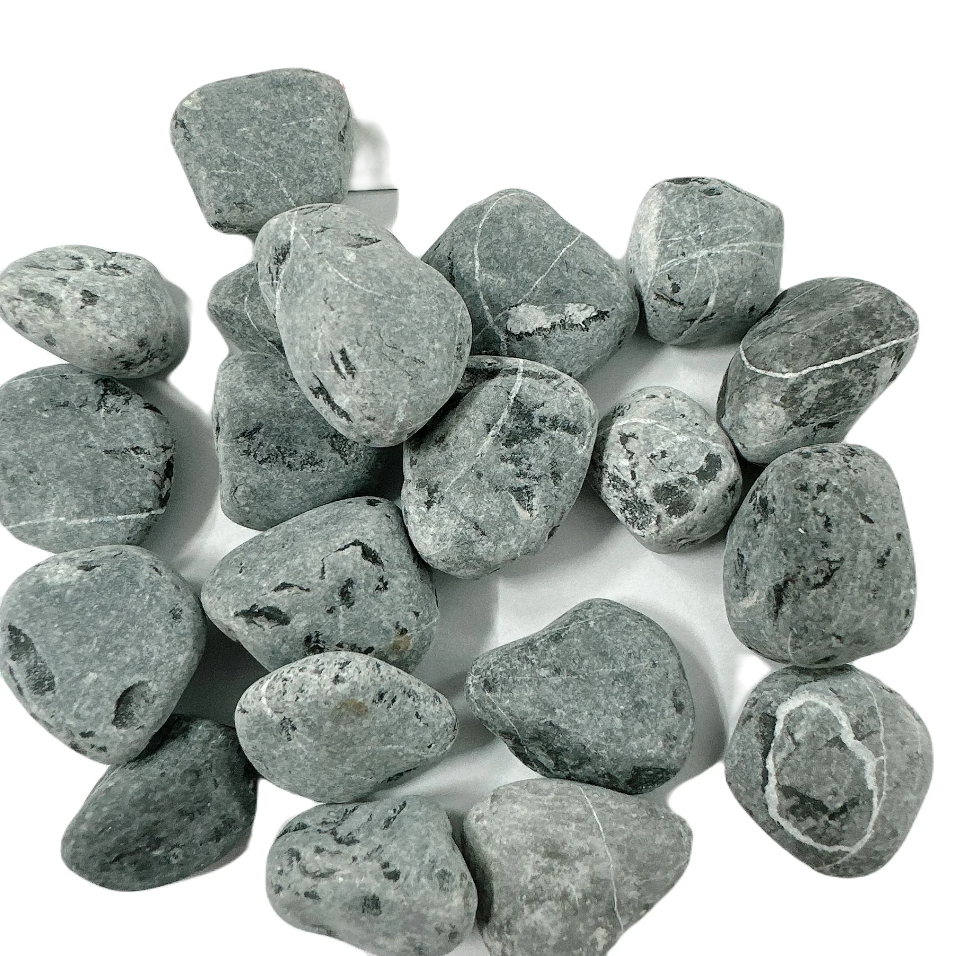 Manufacturer Price on Polished Natural Stone Landscaping Pebbles White Black Grey Pink Gravel-Cheap Options Available!