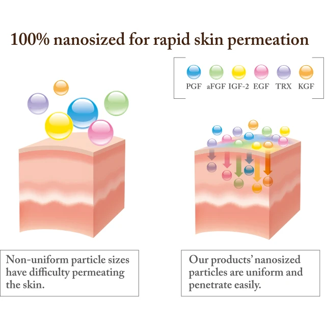 OEM Japan Best Selling HUMANANO Placenta Concentrated EGF Face Caring Pimple Anti Wrinkle Anti Aging Skincare Serum