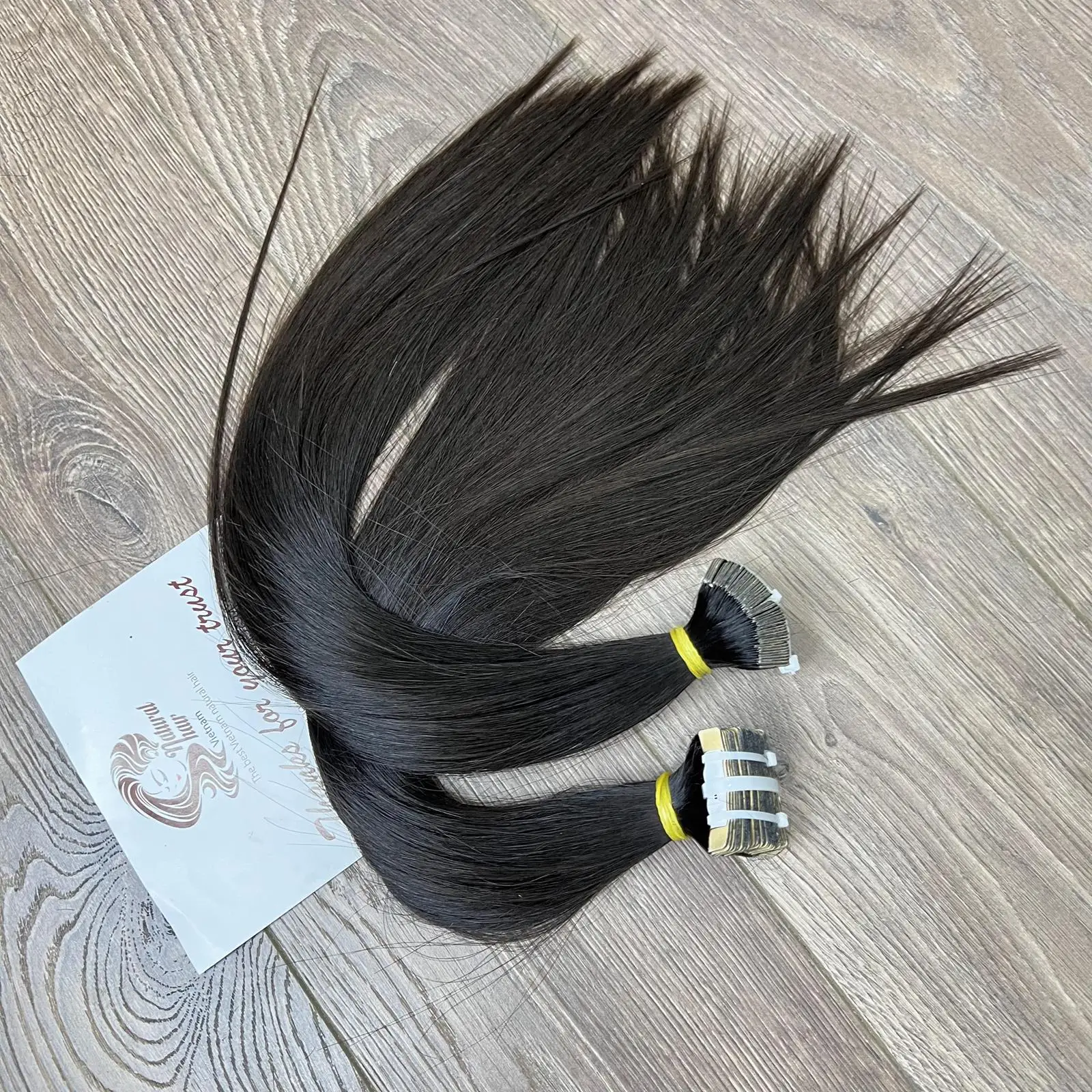 Лента для наращивания волос ssd прямая лента человеческие волосы сделанные необработанными вьетнамскими человеческими волосами