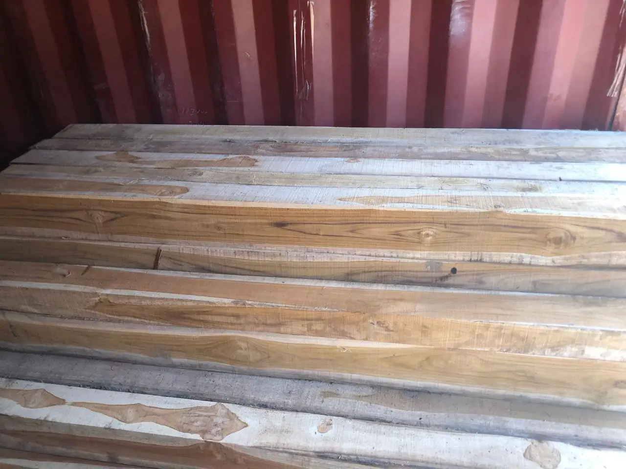 Premium Quality Teakwood Logs Raw Material Clean Cut Rough Squares Excellent Value!