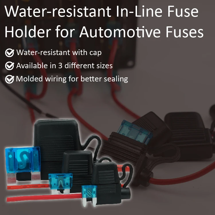 Taiwan product Flexible inline fuse holder ideal for Circuit protection in marine applications