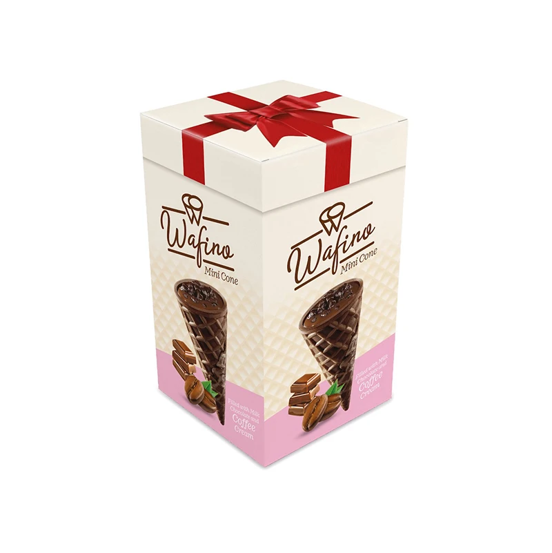 Top Selling Candy Coffee Chocolate Premium Hazelnut Halal Kosher Cone Chocolate Biscuits for Bite Sized Chocolate Wholesale