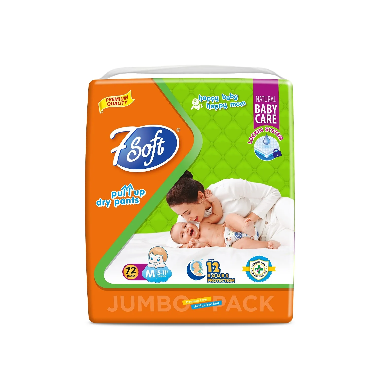 Premium Quality Light Weight JUMBO Diaper Pack Set of 7 for Extra Observation from Indian Exporter and Supplier
