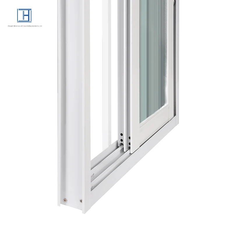 European design UPVC windows double glazed casement PVC sliding windows