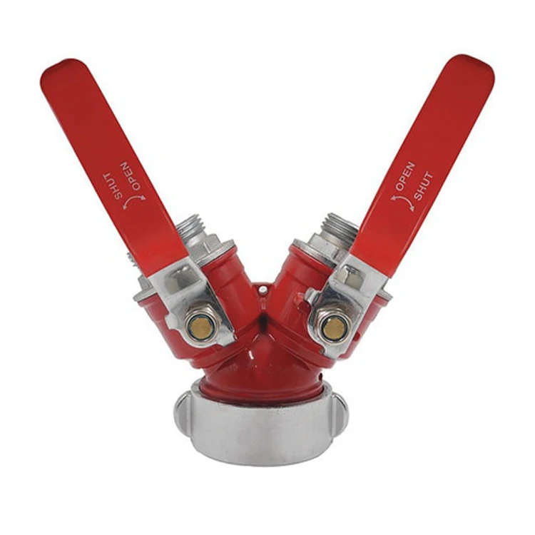 Wholesale Price Y Connection Fire Water Segregator 2.5 Inch Fire Fighting Water Divider for Fire Hose