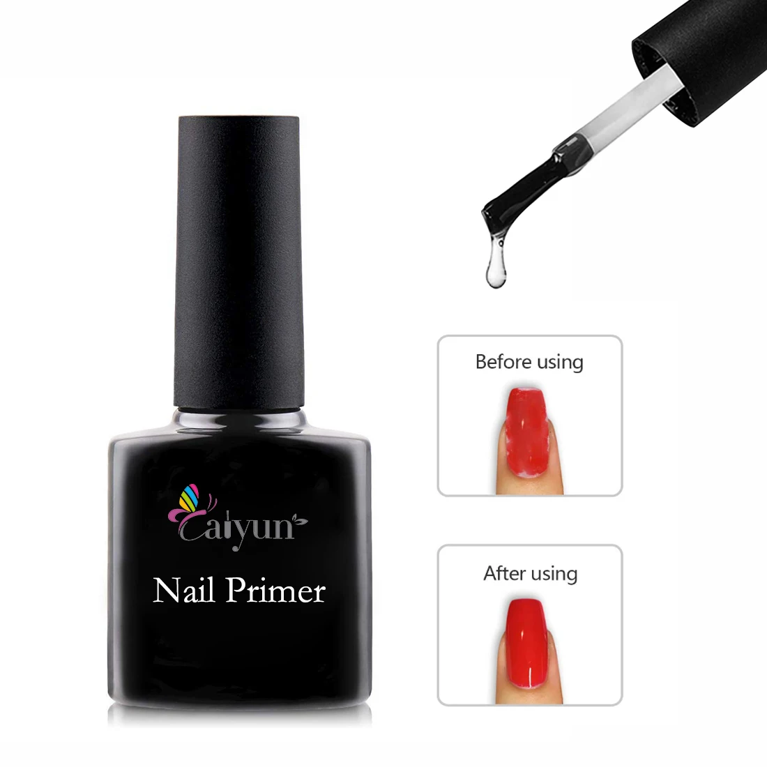Nail Primer Odorless Good Primer High Gloss Lasting Time Over 30 Days Primer