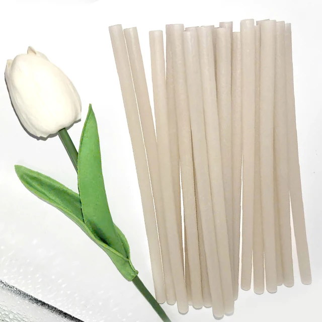 Best Selling Natural Rice Straws 100% Compostable 10mm Wide Edible Rice Straws for Bubble Tea Vietnam Leading Export