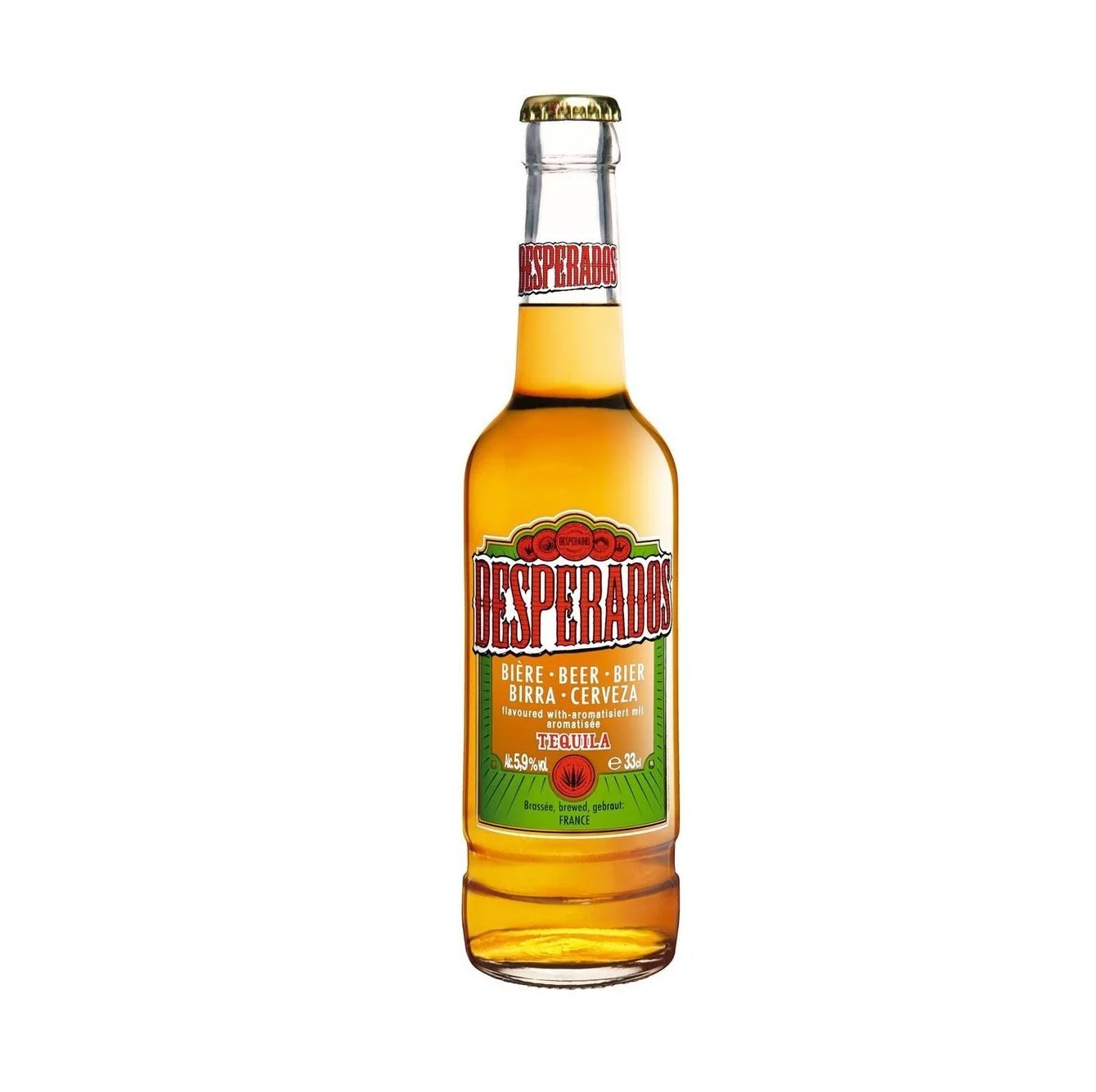 Desperadoss Текила пивные бутылки 24x330 мл