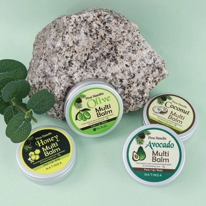 [Natinda] Pine Needle Multi Balm Olive 18g private label korean cosmetics K beauty Korean supplier korean lip balm