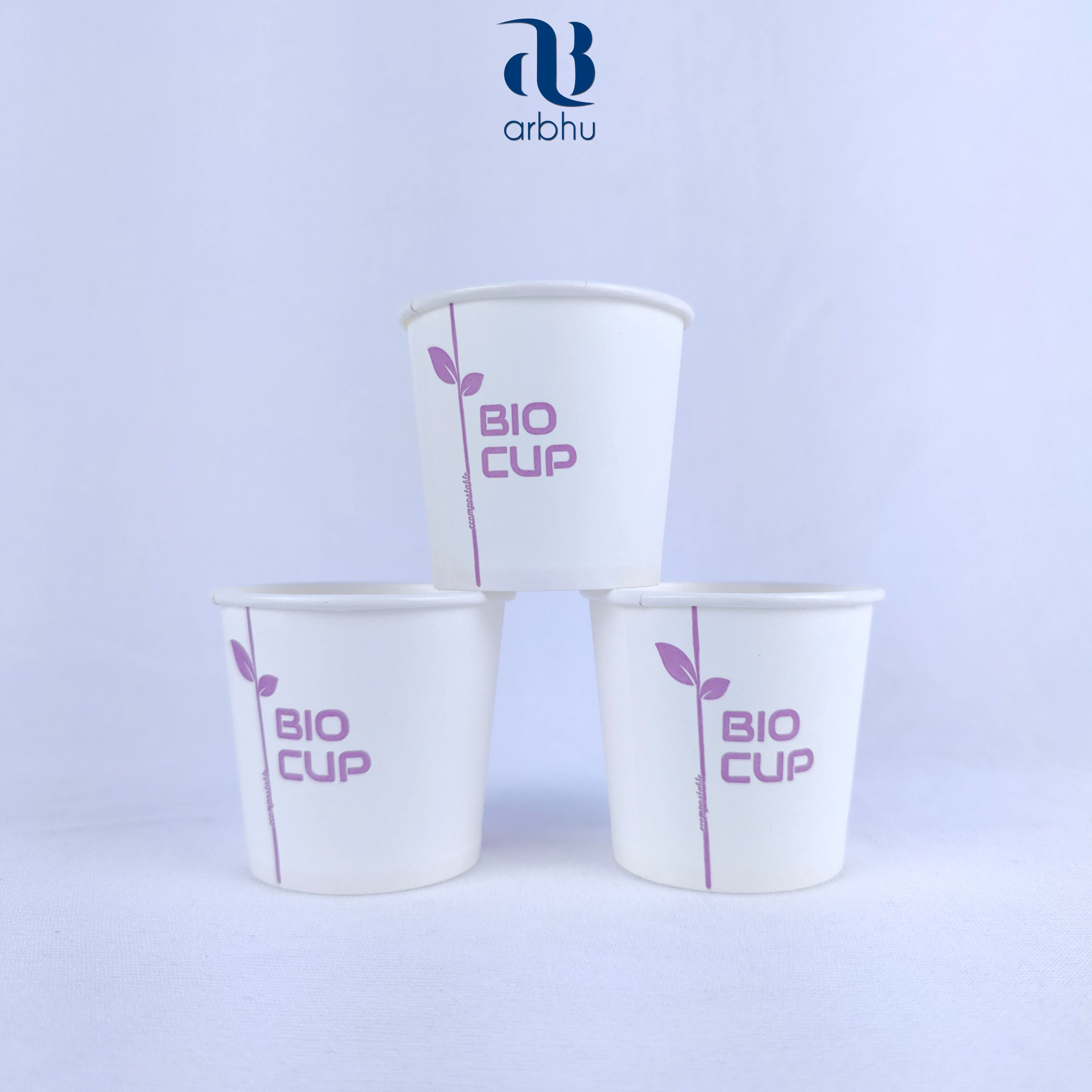 3 Oz biodegradable eco-friendly custom logo printed Paper cup  | Disposable Use and Throw Single Wall Paper Cups