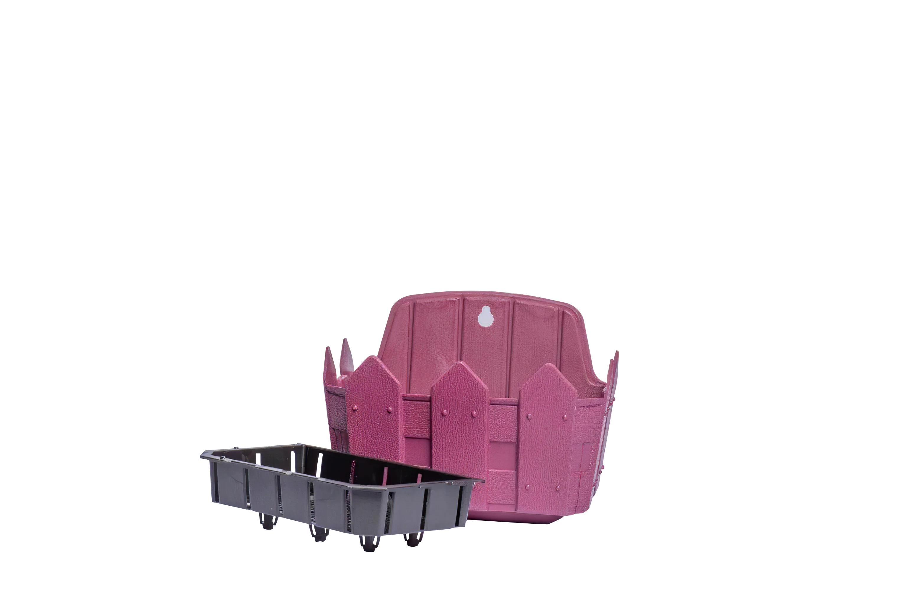 Flower Pots Decoration for Home & Garden Flower Pots Hanging on The Wall Plastic Indoor Outdoor Rectangular Green Not Coated