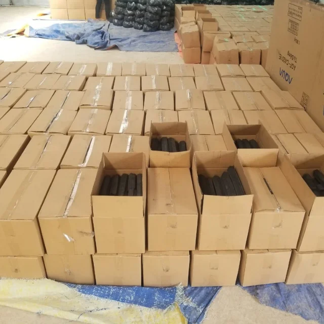 Vietnam sawdust briquette charcoal for BBQ - long shape long burning time 5-6 hours
