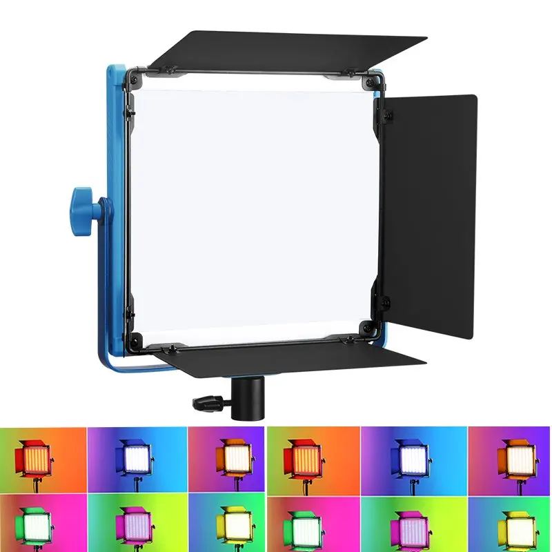 Nicefoto TC-600RGB.W 50 Вт RGB и двухцветный индикатор светодиодные лампы для видеосъемки с регулируемой яркостью rgb LED сценическое освещение