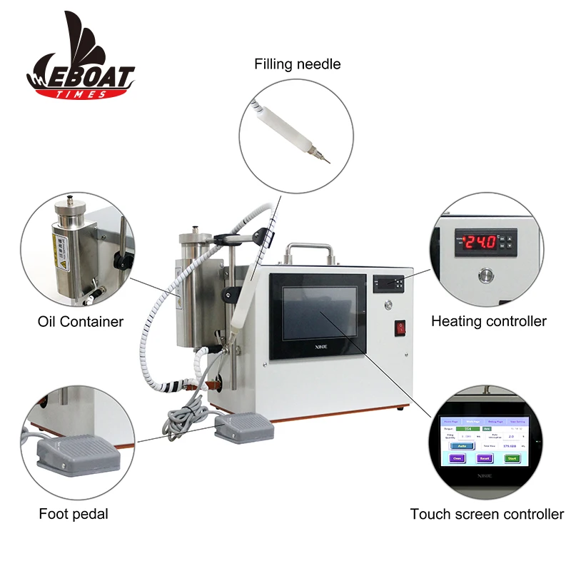 Flexible Custom Cartridge Hand Filling Machine Oil Pods Injection Battery Pen Cartridge Vaporizer Filling Machines