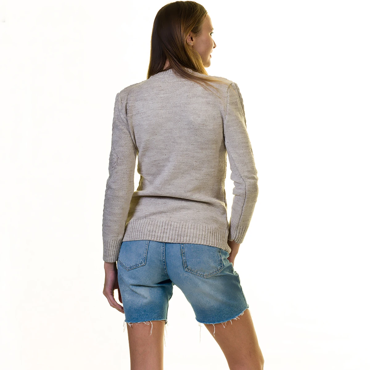 Silver Gray Winter Casual Long Sleeve Womens Sweater Dress Clothing agile supply chains Plain Premium FEDEX Computer Knitted