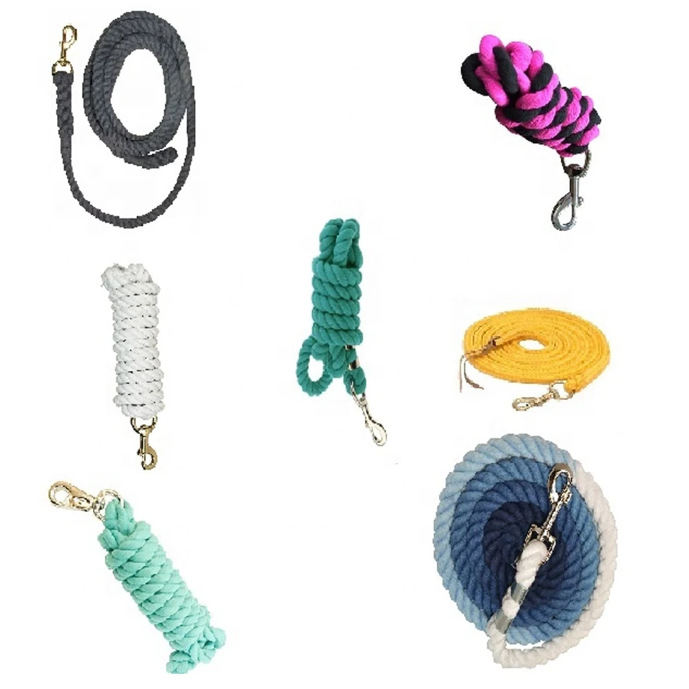 Heavy Duty Cotton Horse Leashes Horse Riding Equestrian Lead Rope
