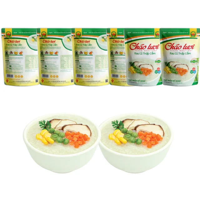 Mixed Vegetables vegetarian recipes High quality no preservatives baby product fresh porridge ready to eat Vietnamese product