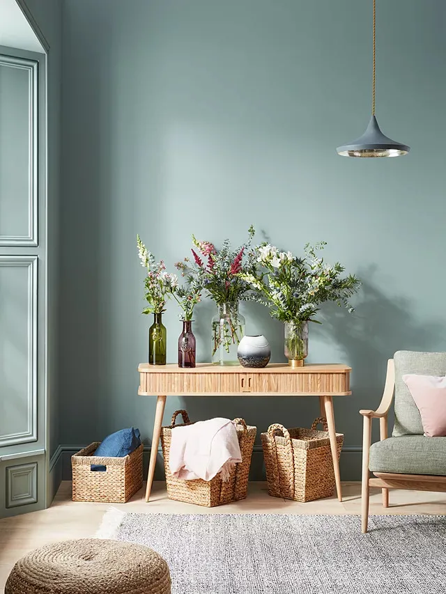 Hot New Design Black White Bamboo Storage Baskets Laundry Baskets Handmade Wicker Storage Basket for Plants and Flowers