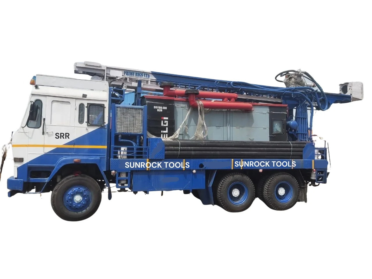 Hydraulic Cylinder with Pulley and Wire Rope Water Well Drilling Rig Machine at Best Price in India