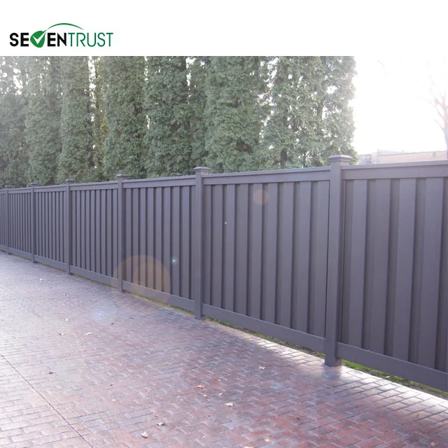 Cheap wood plastic composite wpc decorative garden fence price for sale