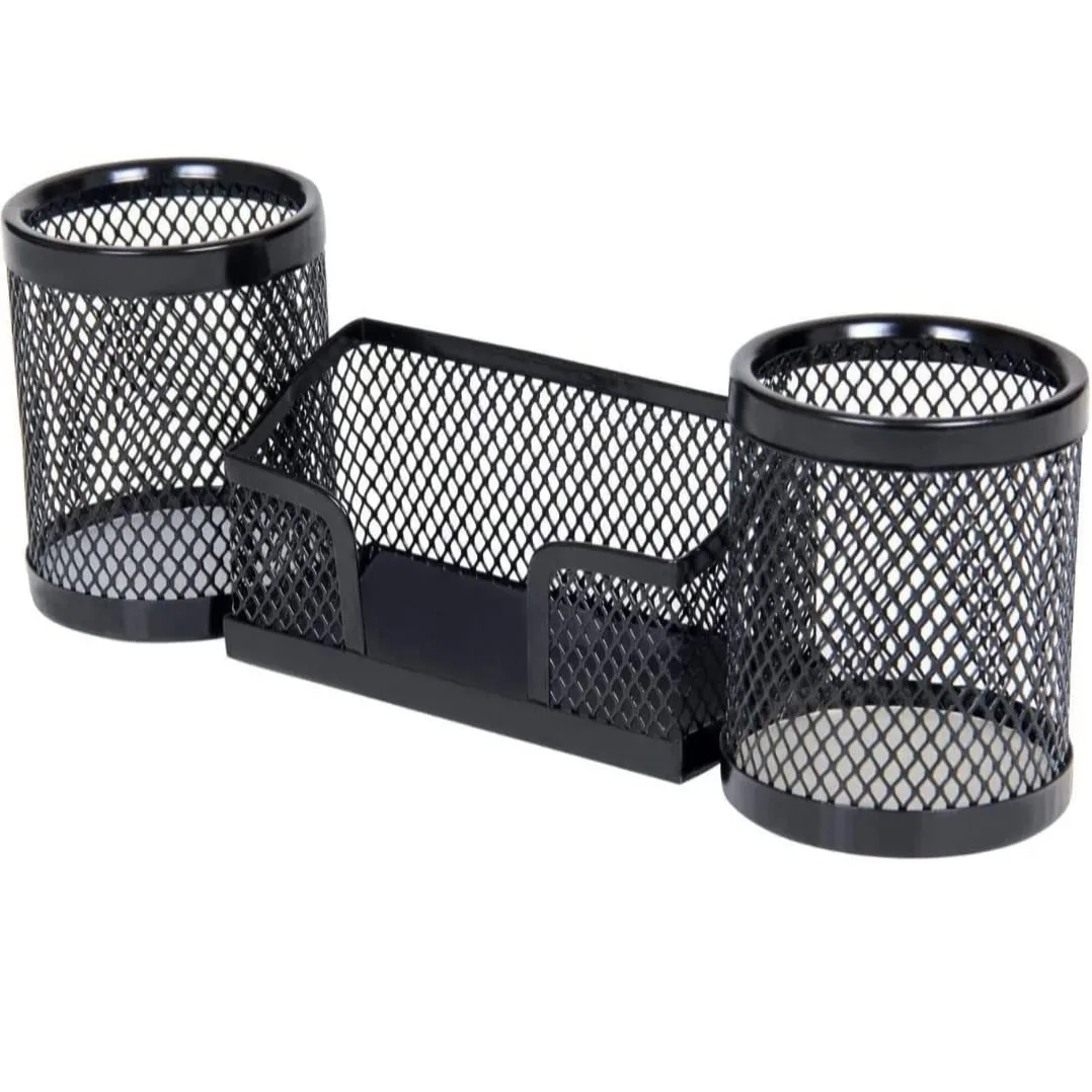 High Quality Metal Desk Organizer Pen Holder for Office and Home Stationery Use
