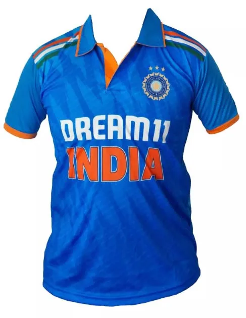 ICC World Cup T20 Cricket Jersey Sportswear for Fans and Players Shirt T20I WC 2024 India Cricket Jersey T20 World Cup 2024