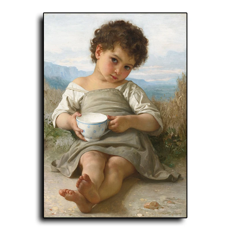 Quality Canvas Wall Art Oil Paintings for Home Decor Modern Oil Paint Sexy Custom Hand-painted Angelic Girl Oil Portrait 1pcs