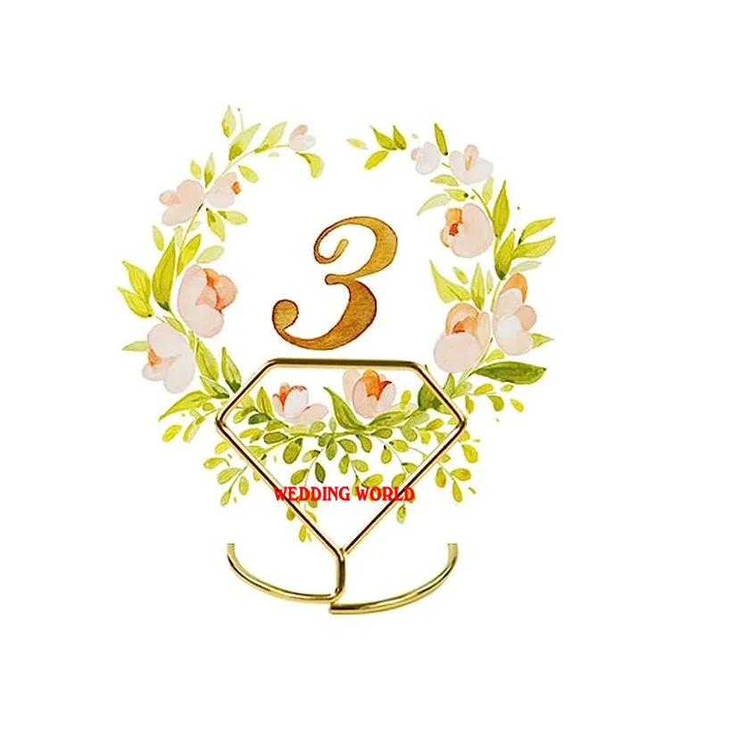 Best Design Card Stand Premium Look Customized Set Of Three Different Sizes Card Holder Top Selling Best Quality Menu Stand