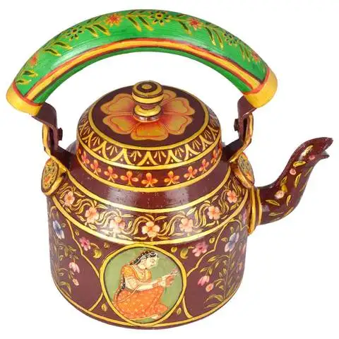 Качественный чайник с ручной росписью