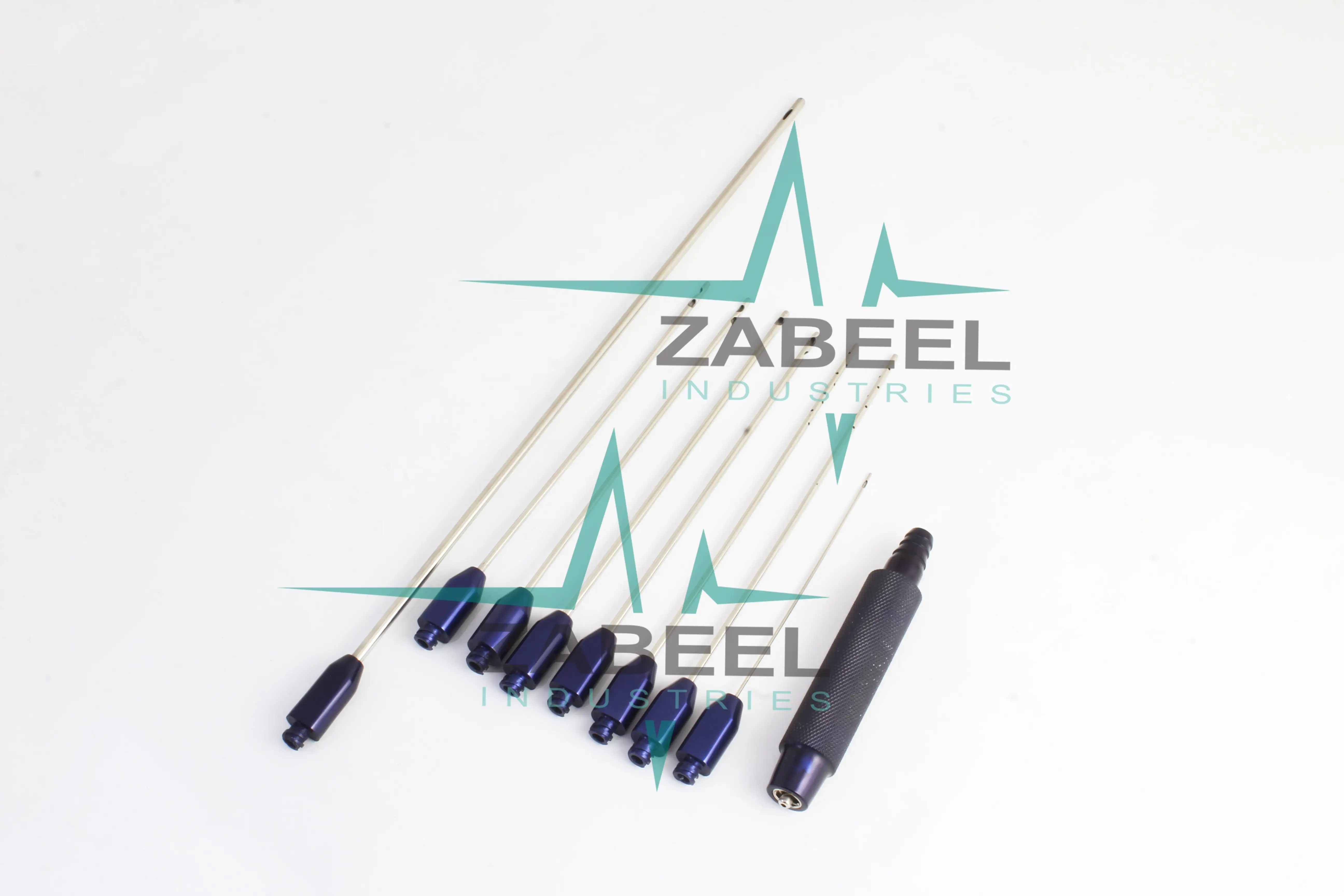 Luer lock connector syringe Cannula 9 PCs Set Plastic surgery Limo Cannula By ZaBeel Industries
