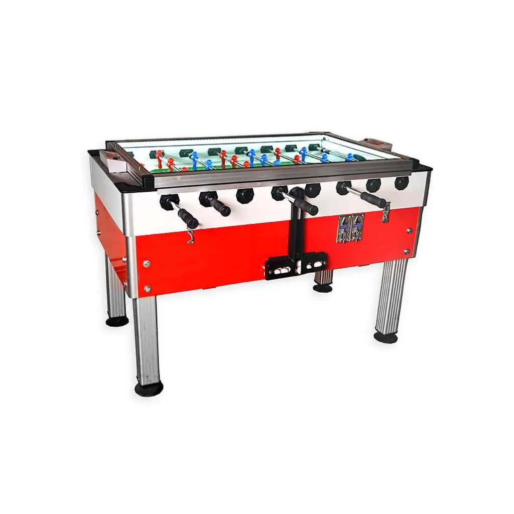 High Quality ! EU Type Colorful Lights Red Colour Glass Design Commercial Coin Pinball Machine By Maxplay